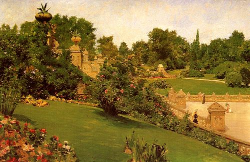 Terrace at the Mall, 1890, William Merritt Chase