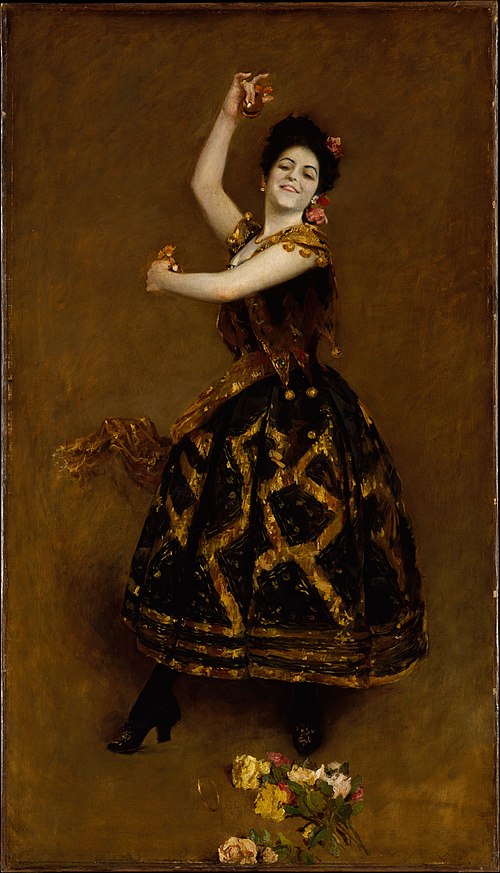 Carmencita, 1890, William Merritt Chase