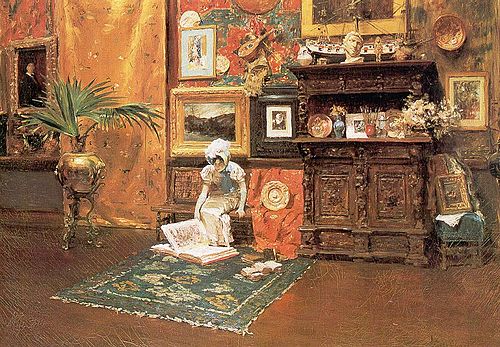 Intérieur d'atelier, 1882, William Merritt Chase