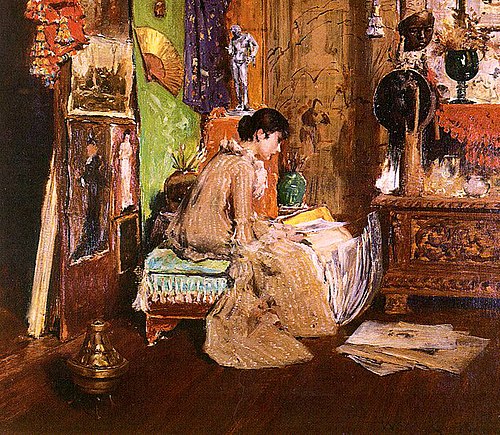 Dans le coin de l'atelier, 1881, William Merritt Chase