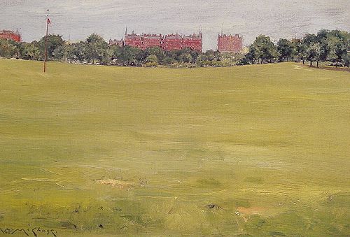 Vue de Central Park, 1889, William Merritt Chase