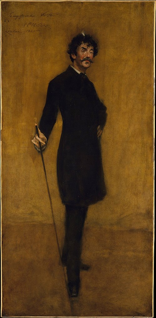 James Abbott McNeill Whistler, 1885, William Merritt Chase