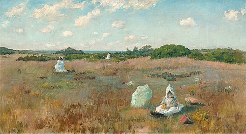 Gathering Autumn Flowers, 1894, William Merritt Chase