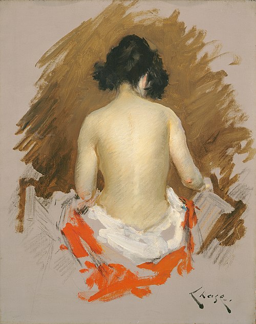 Nude, 1901, William Merritt Chase