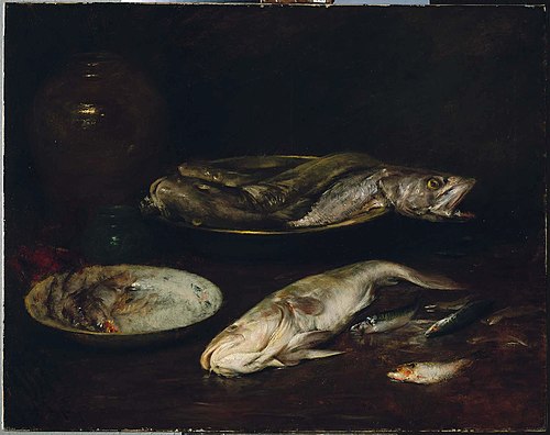 Still Life - Fish, 1900, William Merritt Chase