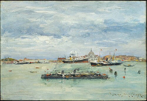 Gray Day on the Lagoon, 1913, William Merritt Chase