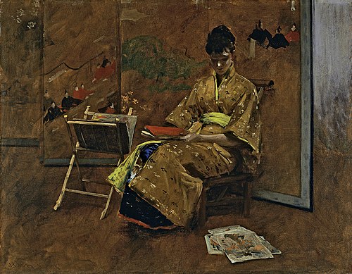 The Kimono, 1895, William Merritt Chase