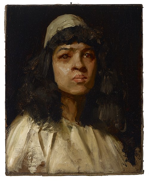 Study Head, , William Merritt Chase