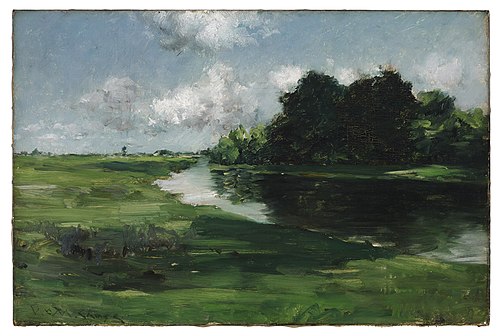 Long Island Landscape after a Shower of Rain (After the Shower), 1889, William Merritt Chase