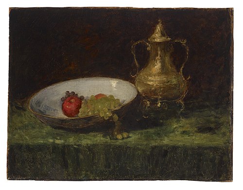 Still Life (Fruit and Copper Pot), , William Merritt Chase