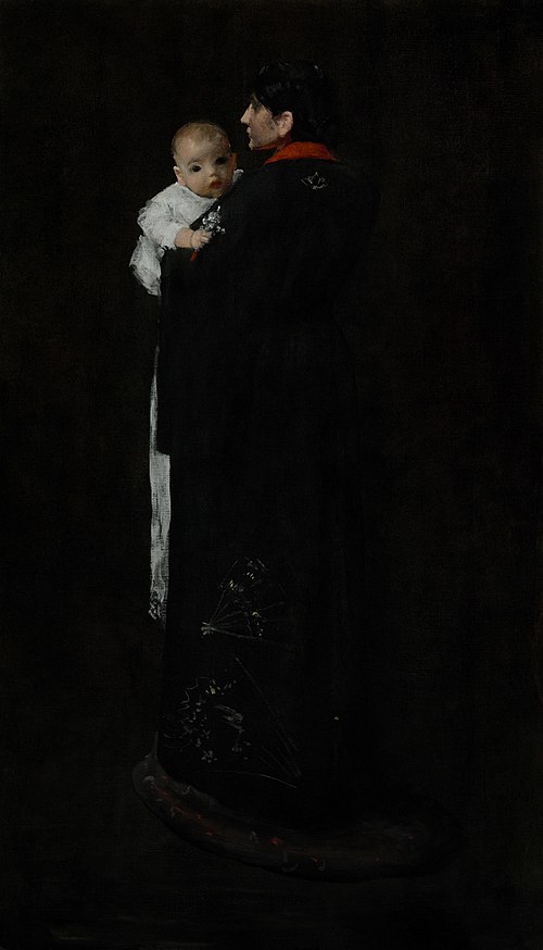 Mother and Child (The First Portrait), 1887, William Merritt Chase