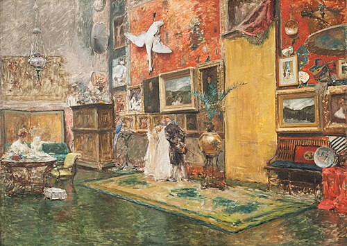 Tenth Street Studio, 1880, William Merritt Chase
