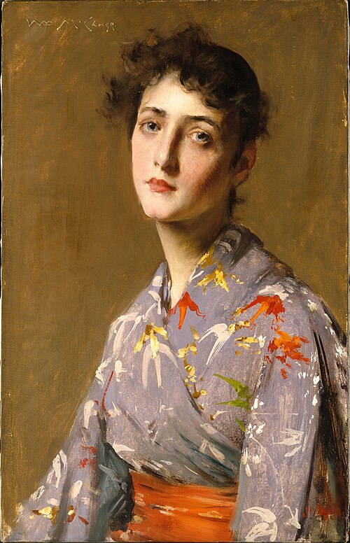 Girl in a Japanese Costume, 1890, William Merritt Chase
