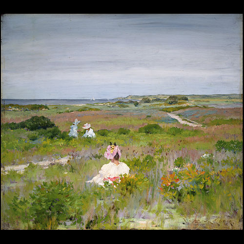 Landscape- Shinnecock, Long Island, 1896, William Merritt Chase