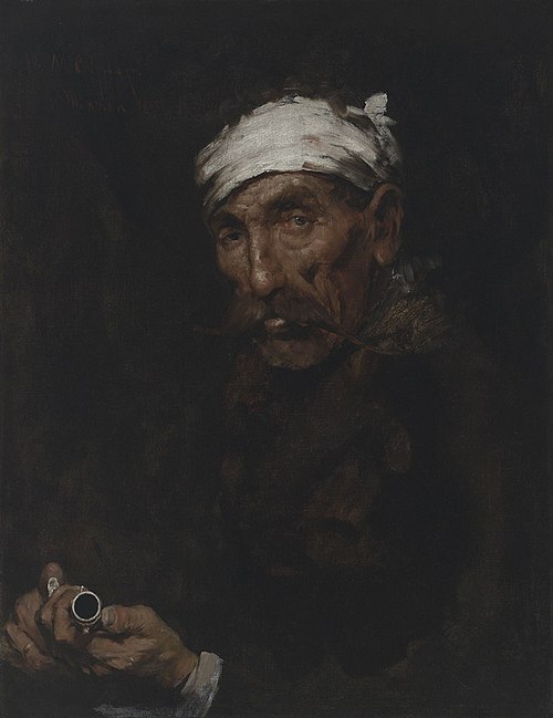 The Wounded Poacher, 1878, William Merritt Chase