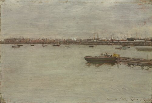 Gray Day on the Bay, 1886, William Merritt Chase