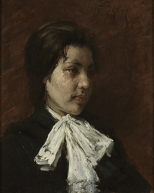 Portrait Head, 1882, William Merritt Chase