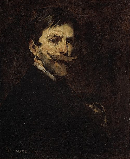 Selbstbildnis, 1875, William Merritt Chase