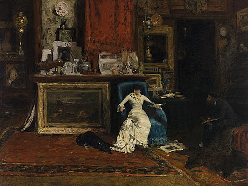 The Tenth Street Studio, 1880, William Merritt Chase