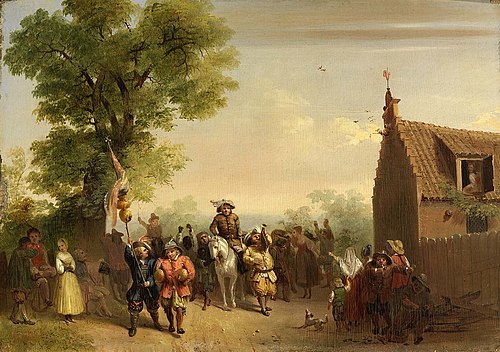Triumph of Stoffel Brinkerhoff, on His Return from His Conquests in the East, 1835, John Gadsby Chapman