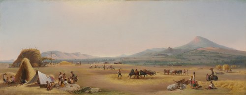 Harvest on the Roman Campagna, 1868, John Gadsby Chapman