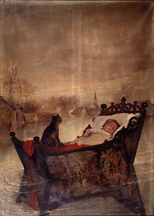 L'inondation, 1879, Ernest Slingeneyer