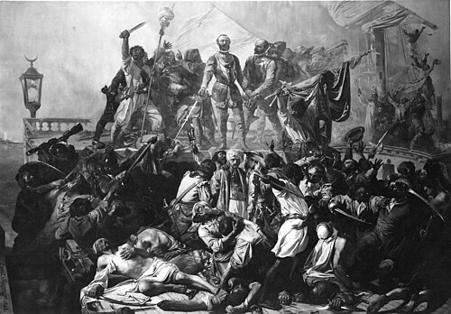 La bataille de Lépante, 1848, Ernest Slingeneyer