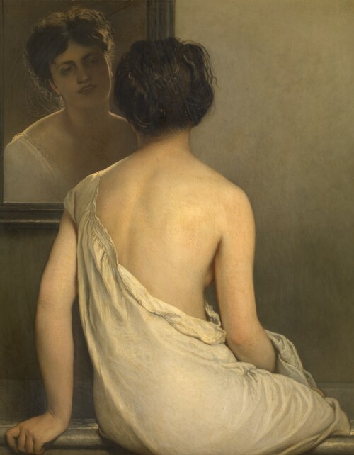 Woman Bathing, 1872, Ernest Slingeneyer