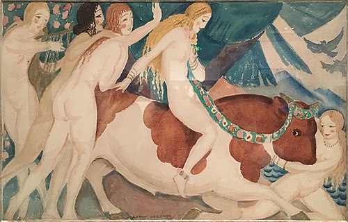 L'Enlèvement d'Europe, 1920, Gerda Wegener