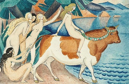 L'Enlèvement d'Europe, , Gerda Wegener