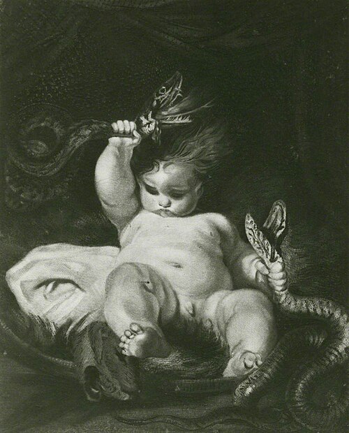 The Infant Hercules (after Reynolds), , Henry Thomson