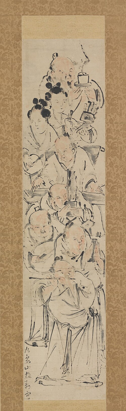 Chinese Musicians, , Ike no Taiga