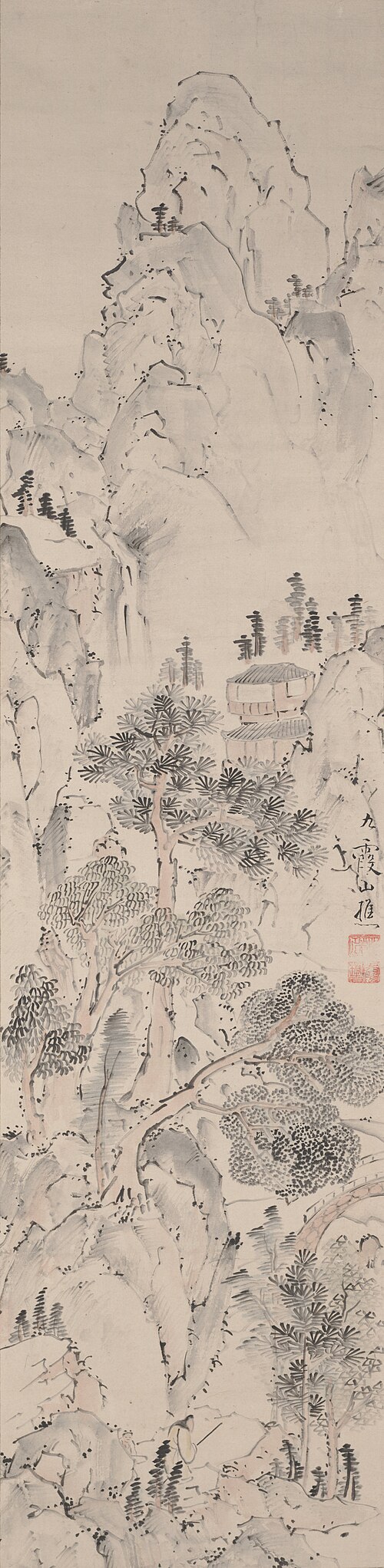 Friends Visiting in the Mountains, , Ike no Taiga