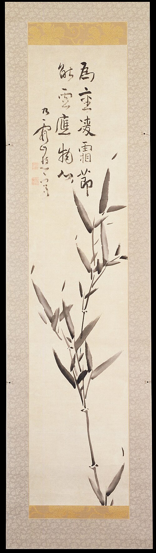 Bamboo Endures the Frost, 1840, Ike no Taiga