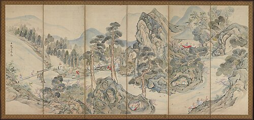 Orchid Pavilion Gathering; Autumn Harvest Festival, 1763, Ike no Taiga