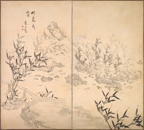 Bamboo in Fine Weather after Rain, 1758, Ike no Taiga