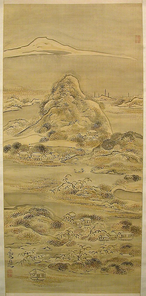 Landscapes in Summer and Winter, 1749, Ike no Taiga