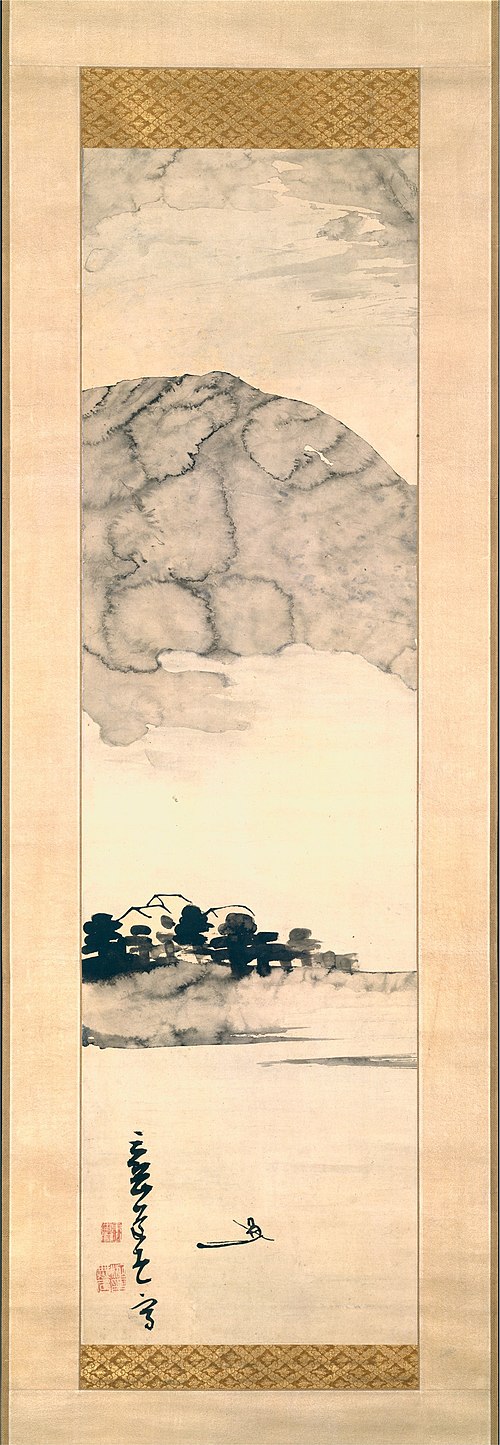 Finger Painting of a Landscape, 1749, Ike no Taiga