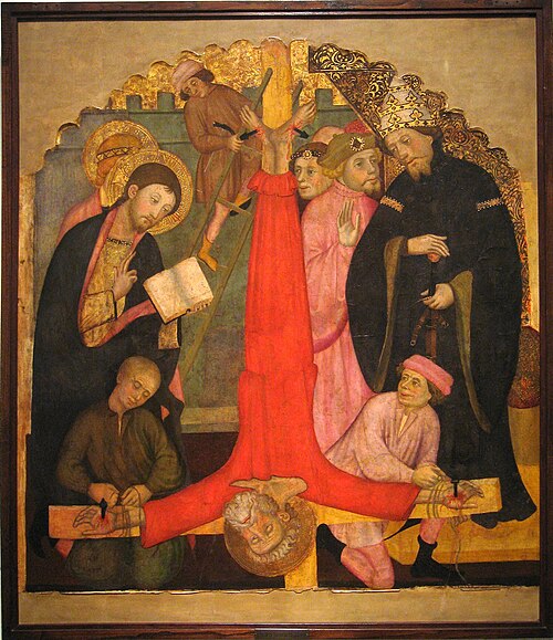 Crucifixió de Sant Pere, 1400, Pere Serra