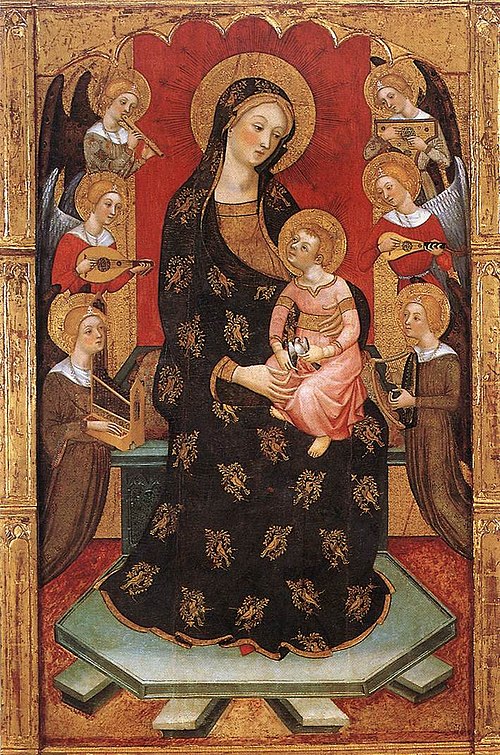 Virgin of the Angels, 1385, Pere Serra