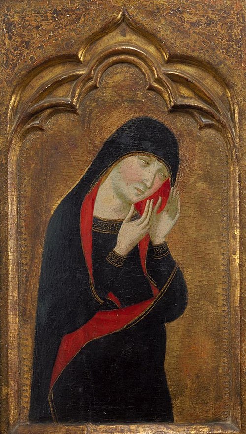 A Virgem Maria, 1340, Pere Serra