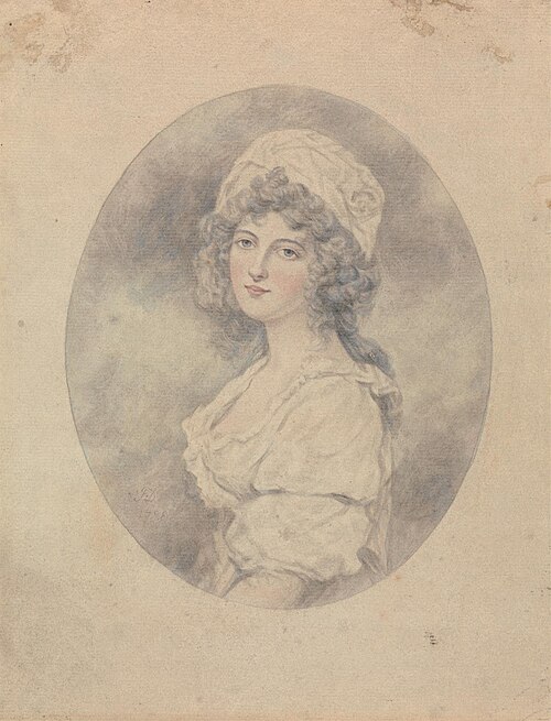 Portrait of Lady Marjorie Jenkins, 1798, John Downman