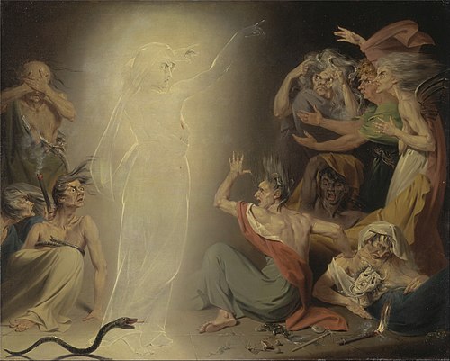 The Ghost of Clytemnestra Awakening the Furie, 1781, John Downman