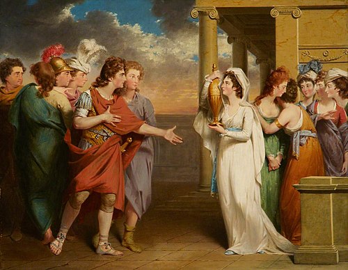 The Return of Orestes (from Electra by Sophocles), 1782, John Downman