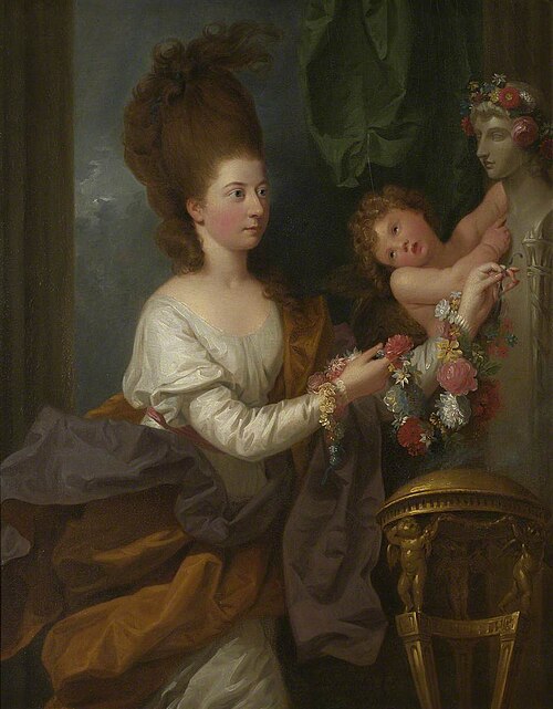 Mary Palmer, Lady Beauchamp-Proctor (1759-1847) sacrificing to Hymen (after Benjamin West), 1778, John Downman