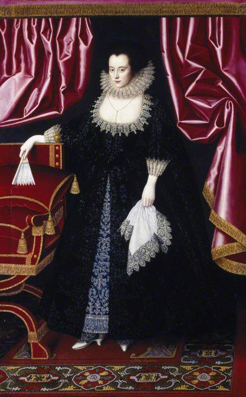 Lady Anne Sackville, Lady Beauchamp (1586–1664) or Frances Prynne or Prinne, Lady Seymour of Trowbri, 1615, William Larkin