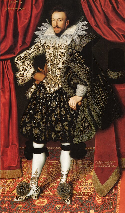 Portrait of Edward Sackville, 1613, William Larkin