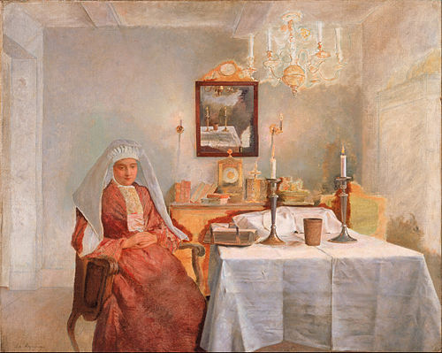 Friday Evening, 1920, Isidor Kaufmann