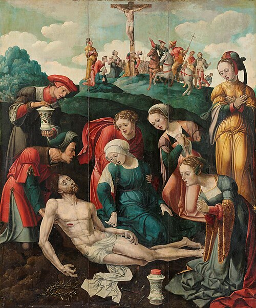 The Lamentation of Christ, 1535, Cornelis, the younger Buys