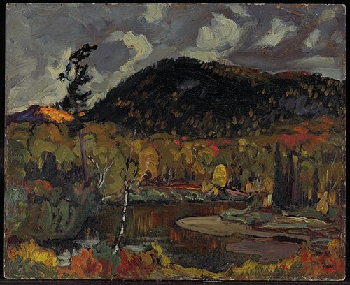 Lueurs sur les collines II, 1918, J. E. H. MacDonald